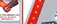 Настенная перекидная система а3 на 10 рамок (красная) - Настенные перекидные системы - Магазин охраны труда Протекторшоп в Саратове